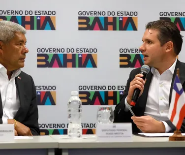 Jerônimo recebe Hugo Motta e reforça diálogo com bancada federal - Imagem