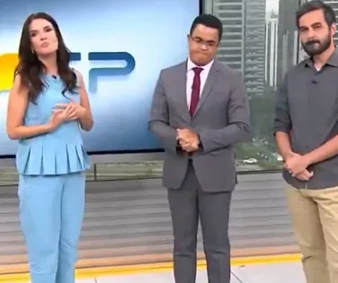 Jornalista da Globo chora ao vivo com notícia da morte de colega; veja - Imagem