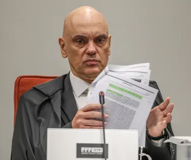 Moraes se pronuncia sobre suposta conversa com Daniel Vorcaro; confira - Imagem