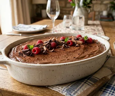 O mousse de chocolate sem gelatina perfeito para o fim de semana - Imagem