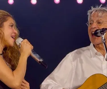 O que Caetano e Bethânia vão cantar com Shakira? Veja o que esperar - Imagem