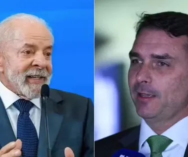 PT passa a tratar Flávio Bolsonaro como adversário direto de Lula - Imagem