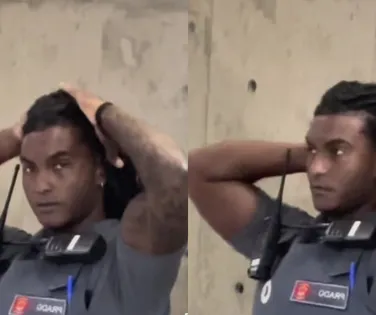 Segurança de metrô é demitido após vídeo de sua aparência viralizar - Imagem