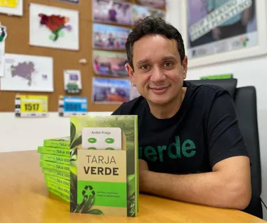 Tarja Verde: livro de André Fraga transforma urgência climática em reflexão e ação - Imagem