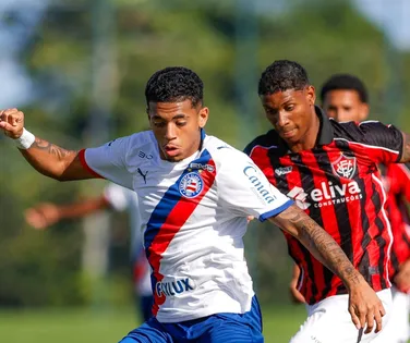 Tudo igual! Bahia e Vitória empatam em 1 a 1 no Brasileirão Sub-20 - Imagem