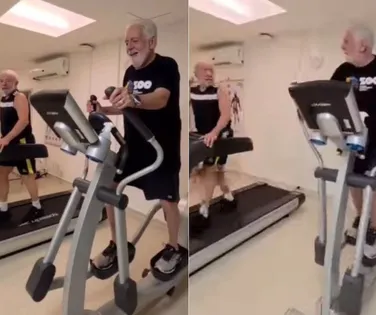 Wagner e Lula dividem treino e bom humor: “Só cresce se postar” - Imagem