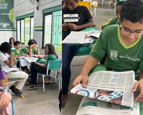 Celular, redes sociais e saúde mental pautam aula em escola municipal