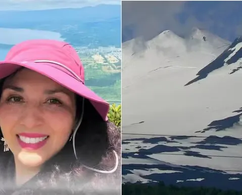 Mulher morre após cair de vulcão durante viagem de aniversário - Imagem