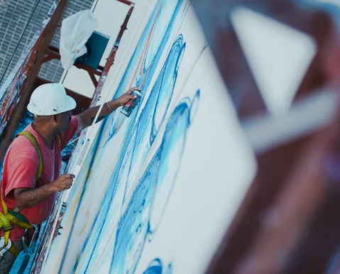 Salvador ganha mural gigante inspirado em música de Gilberto Gil