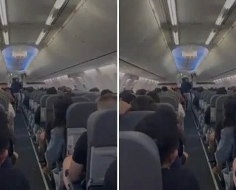 Vídeo: árbitro é hostilizado em voo depois de expulsar jogador do Flamengo - Imagem