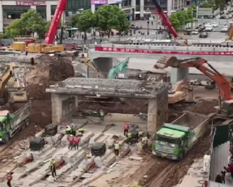 Vídeo: China constrói viaduto gigante em apenas 24h - Imagem