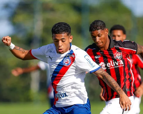 Tudo igual! Bahia e Vitória empatam em 1 a 1 no Brasileirão Sub-20 - Imagem