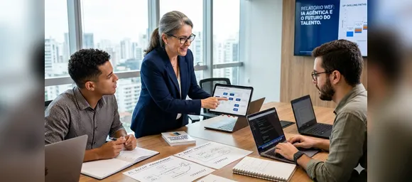 IA e etarismo: o que Davos diz sobre a vantagem dos profissionais seniores - Imagem