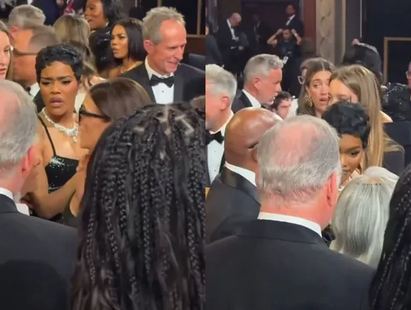 Atriz protagoniza confusão em tapete vermelho do Oscar; confira - Imagem