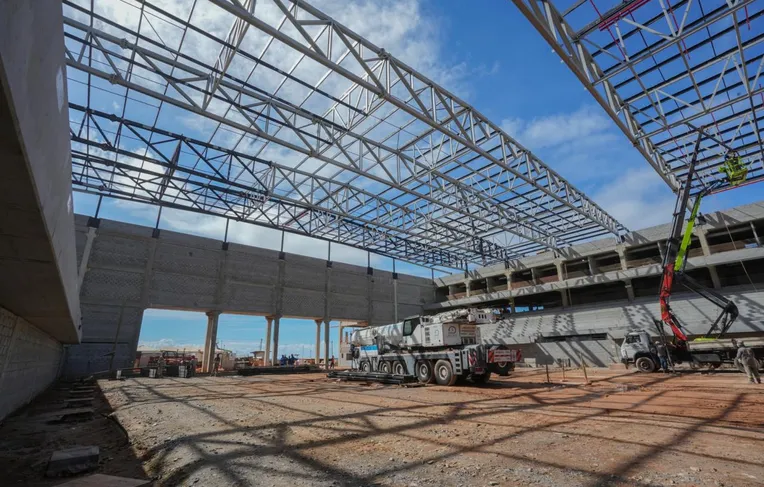 Arena Multiuso de Salvador já está com mais de 60% das obras concluídas