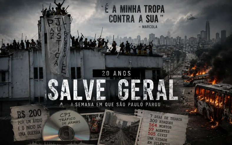 20 anos do Salve Geral: a semana em que São Paulo parou diante do PCC - Imagem