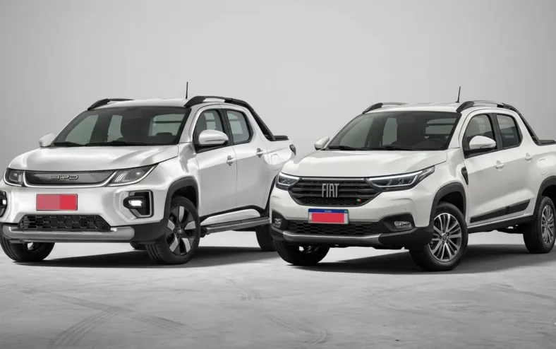 BYD prepara picape contra Strada; Fiat reage e corta preços no Brasil - Imagem