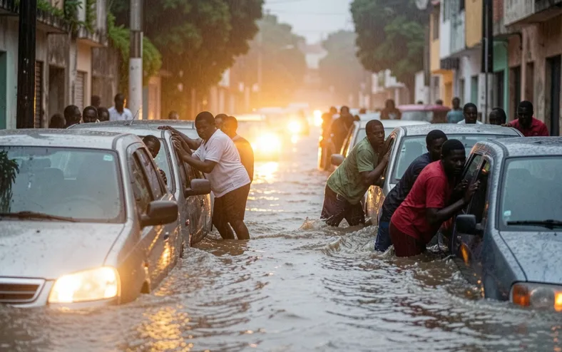 Chuvas em Angola deixam quase 30 mortos; Benguela e Luanda são as mais atingidas - Imagem