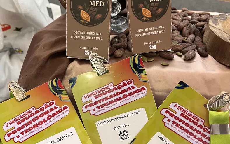 Estudantes baianos criam chocolates para pessoas com diabetes tipo 2 - Imagem