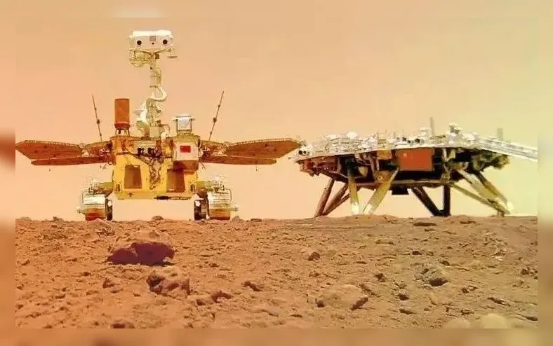 Gelo em Marte? Entenda a nova descoberta da China no Planeta Vermelho - Imagem