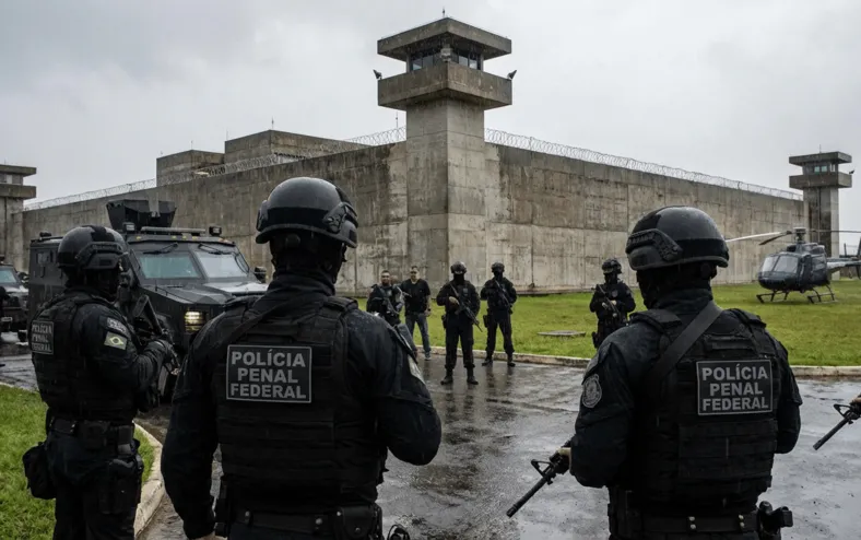 Greve: policiais penais ameaçam parar sistema penitenciário federal - Imagem