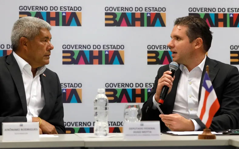 Jerônimo recebe Hugo Motta e reforça diálogo com bancada federal - Imagem