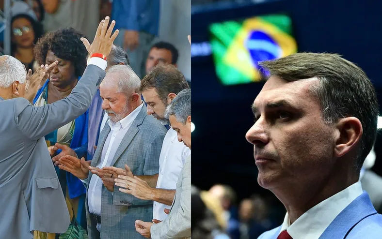 Lula x Flávio Bolsonaro: evangélicos viram peça-chave na disputa pela Presidência - Imagem
