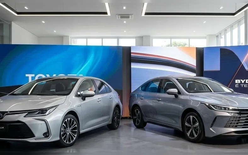 Toyota Corolla ou BYD King; qual híbrido vale a pena comprar em 2026? - Imagem