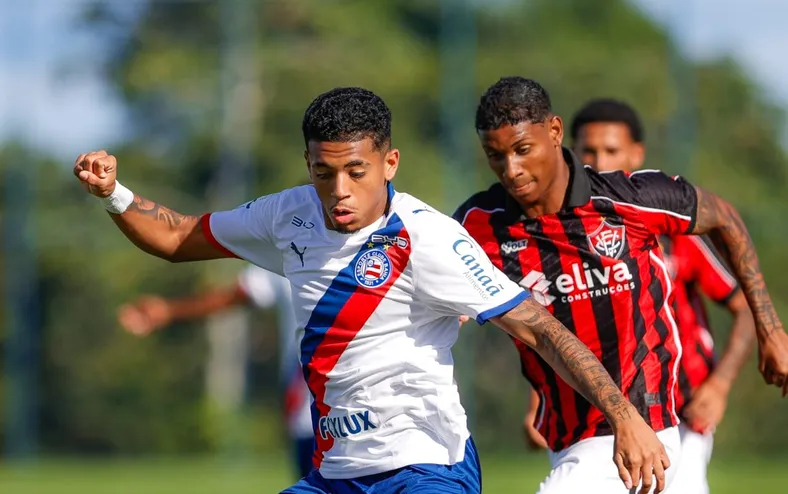 Tudo igual! Bahia e Vitória empatam em 1 a 1 no Brasileirão Sub-20 - Imagem
