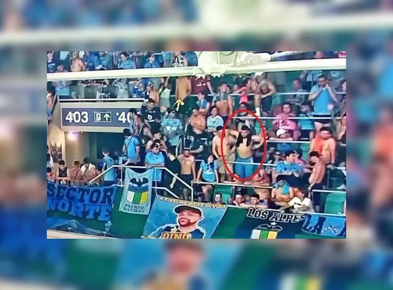 Justiça mantém preso torcedor do O’Higgins flagrado em ato racista - Imagem