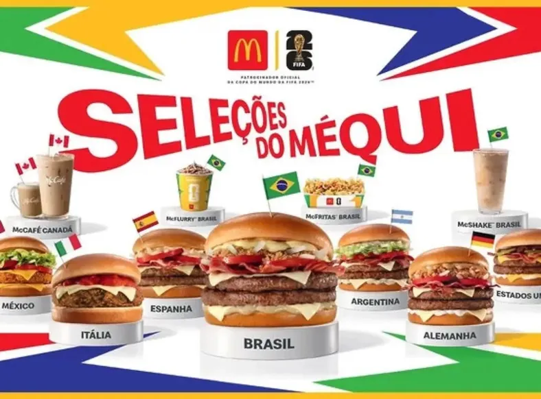 McDonald’s lança hambúrgueres da Copa com Itália e sem campeã mundial - Imagem