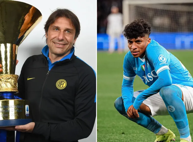 Multicampeão, Antonio Conte exalta Alisson Santos: "Muita velocidade" - Imagem