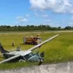 Oito voos são cancelados após avião da FAB sair da pista na Bahia