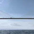 A ponte Salvador-Itaparica já anda em terra. Só fica faltando o primeiro pilar imagem