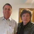 Após decisão de Moraes, Milei está proibido de visitar Bolsonaro imagem