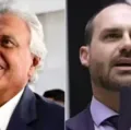 Após visto nos EUA, Eduardo Bolsonaro é chamado de 'pateta' por Caiado imagem