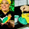 Baiana lança acarajé da Copa do Mundo com as cores do Brasil; confira imagem