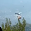 Dois militares morrem após helicópteros baterem durante combate a incêndio imagem
