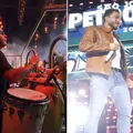 Filho de Ivete, Marcelo Sangalo rouba cena com Wesley Safadão e dá show na percussão imagem