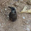 Granada abandonada em terreno baldio é detonada pelo BOPE imagem