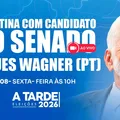Grupo A TARDE sabatina Jaques Wagner nesta sexta-feira (14) imagem