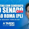 Grupo A TARDE sabatina João Roma nesta segunda-feira (10) imagem