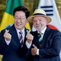 Lula recebe líder sul-coreano e exalta doramas e "Guerreiras do K-Pop" imagem