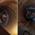 Mulher cai em buraco de 8 metros durante ida ao banheiro imagem