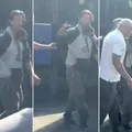 PM agride caminhoneiro com soco durante manifestação imagem