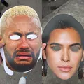 Torcedores provocam Neymar Jr. com máscaras de Bruna Marquezine imagem