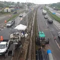 Trecho da BR-324 volta a ser interditado após novo afundamento na pista imagem