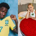 Vini Jr planeja viagem romântica com Virginia após a Copa, diz colunista imagem