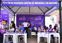 2 de Julho: Tenda Lilás leva rede de proteção à mulher ao Pelourinho