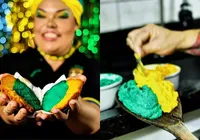 Baiana lança acarajé da Copa do Mundo com as cores do Brasil; confira